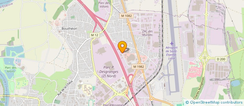 localisation de l'entreprise IMARA  SAINT-ETIENNE