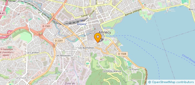 localisation de l'entreprise IMARA 74 à ANNECY