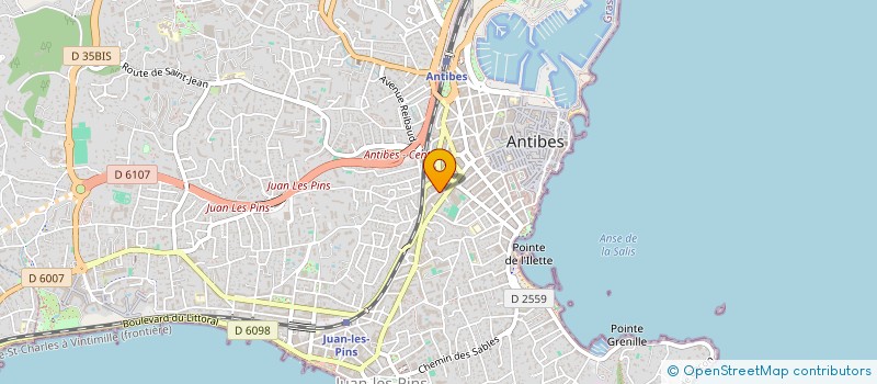 localisation de l'entreprise IMARADIOLOGIE à ANTIBES
