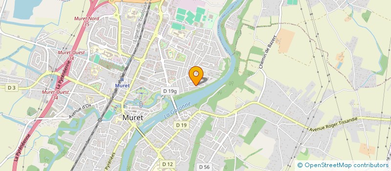 localisation de l'entreprise IMARIGE COMMUNICATION à MURET