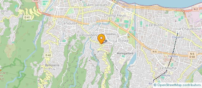 localisation de l'entreprise IMARRO TRADE à SAINT-DENIS