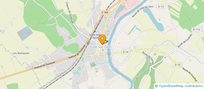 localisation de l'entreprise IMART à LISLE-SUR-TARN