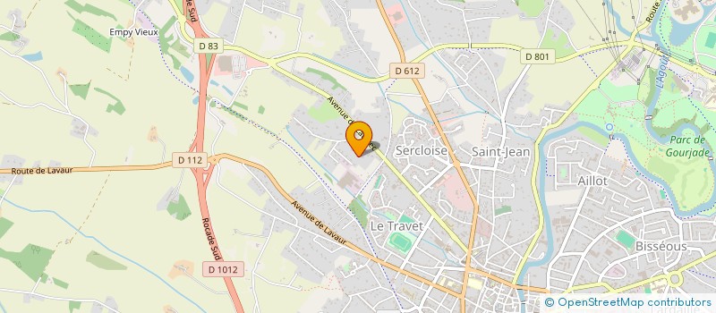 localisation de l'entreprise IMART  CASTRES