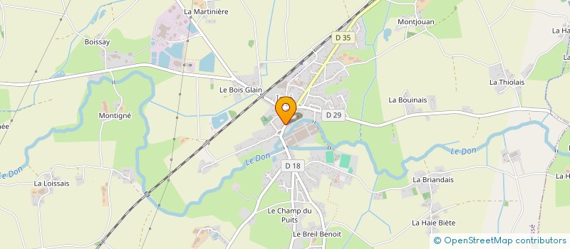 localisation de l'entreprise IMASCIENCE  GRAND-AUVERNE