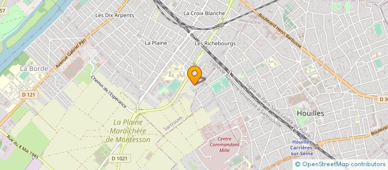 localisation de l'entreprise IMASOL  SARTROUVILLE