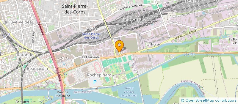 localisation de l'entreprise IMATEQ SAS à SAINT-PIERRE-DES-CORPS