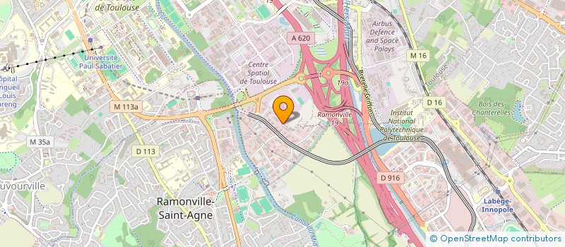 localisation de l'entreprise IMAVITA à TOULOUSE