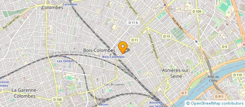 localisation de l'entreprise IMAX BOIS-COLOMBES à BOIS-COLOMBES