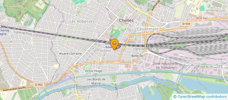 localisation de l'entreprise IMAXU  CHELLES