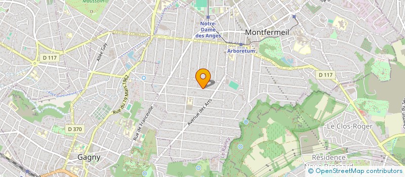 localisation de l'entreprise IMAYA à MONTFERMEIL