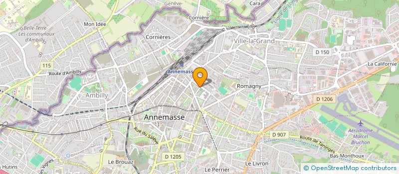 localisation de l'entreprise IMAZAKI à ANNEMASSE