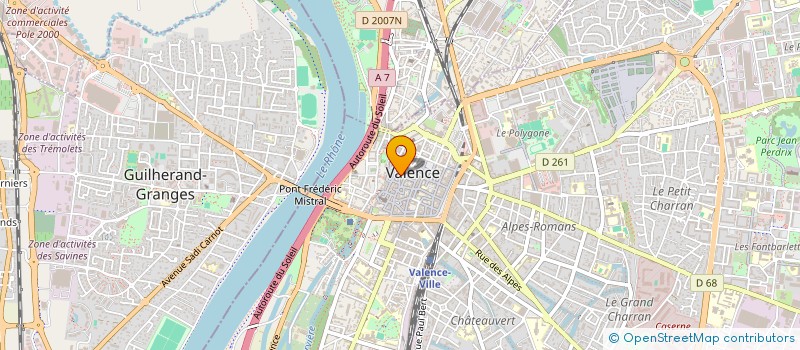 localisation de l'entreprise IMB 1 RUE DU THEATRE  VALENCE