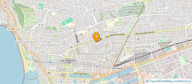 localisation de l'entreprise IMB 109 RUE SARRAIL à LE HAVRE