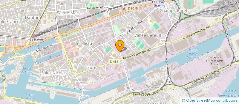 localisation de l'entreprise IMB 147 BOULEVARD DE GRAVILLE à LE HAVRE