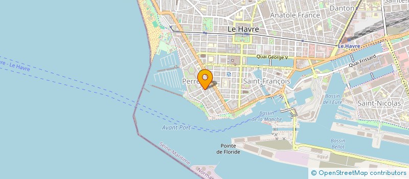 localisation de l'entreprise IMB 4 RUE POUYER à LE HAVRE