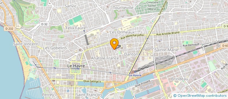 localisation de l'entreprise IMB 57 RUE AUGUSTE COMTE à LE HAVRE
