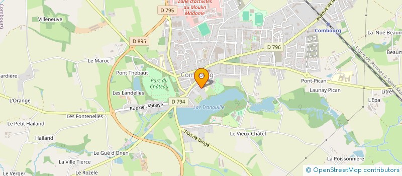 localisation de l'entreprise IMB à COMBOURG