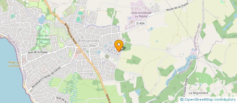 localisation de l'entreprise IMB  BRETIGNOLLES-SUR-MER