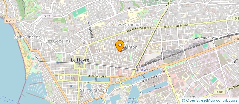 localisation de l'entreprise IMB ARCADIA à LE HAVRE