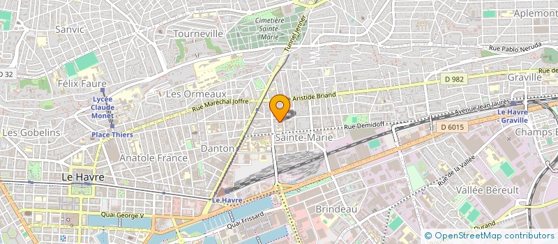 localisation de l'entreprise IMB BANVILLE PR  LE HAVRE