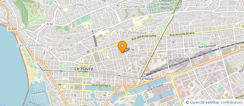 localisation de l'entreprise IMB GENERAL SARRAIL  LE HAVRE