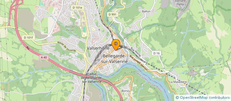 localisation de l'entreprise IMB LE CARNOT à VALSERHONE