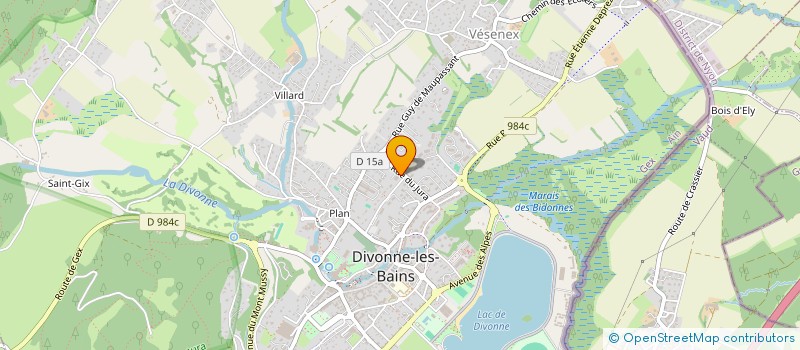 localisation de l'entreprise IMB PLEIN SOLEIL DIVONNE à DIVONNE-LES-BAINS