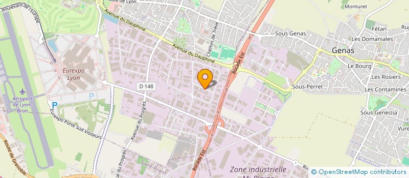 localisation de l'entreprise IMBAUD à CHASSIEU