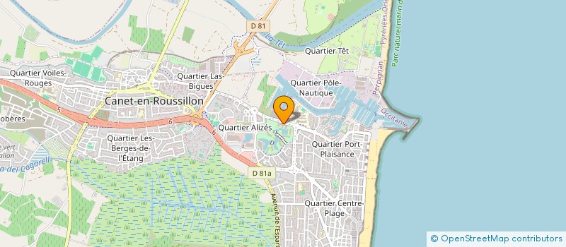 localisation de l'entreprise IMBAULT INDIVISION  CANET-EN-ROUSSILLON