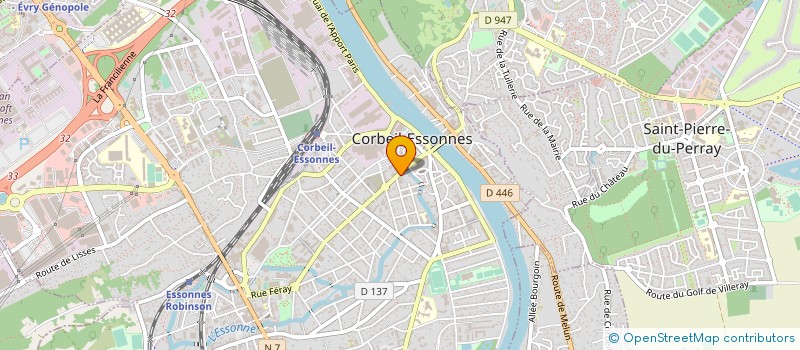 localisation de l'entreprise IMBAULT NOTAIRES à CORBEIL-ESSONNES