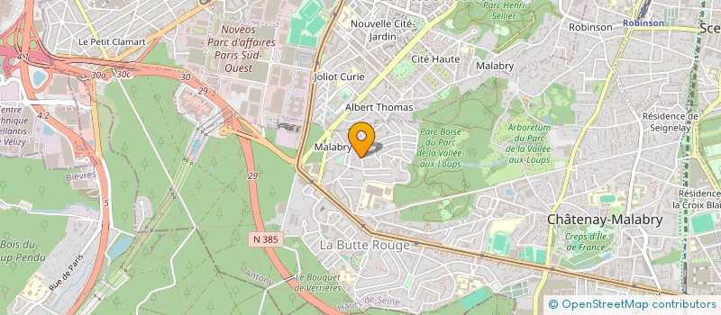 localisation de l'entreprise IMBCE à CHATENAY-MALABRY
