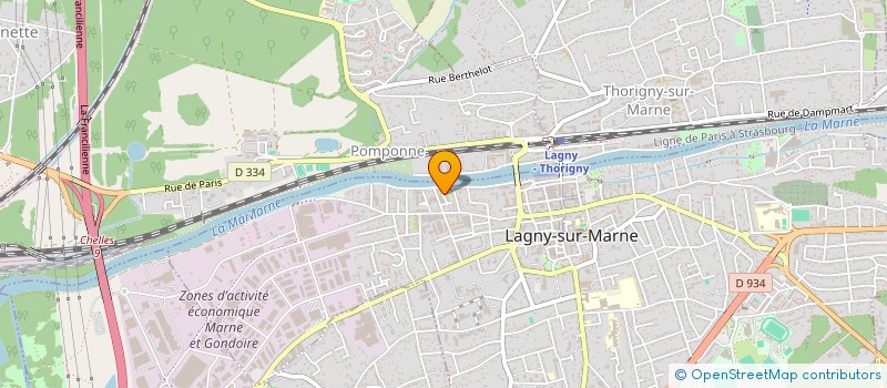 localisation de l'entreprise IMBD SERVICES à LAGNY-SUR-MARNE