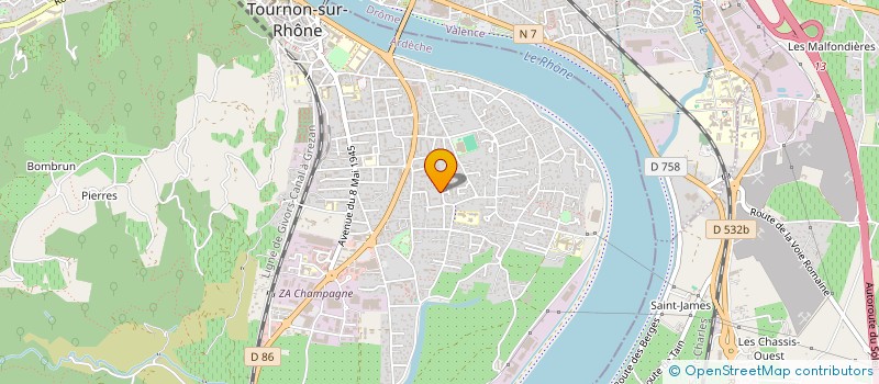 localisation de l'entreprise IMBERMAIS à TOURNON-SUR-RHONE