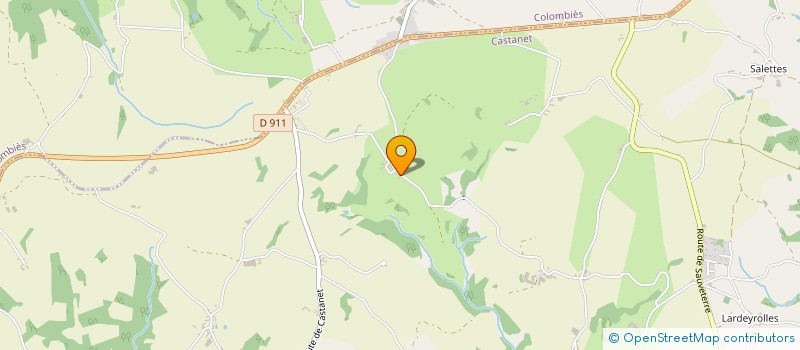 localisation de l'entreprise IMBERT ENR  CASTANET