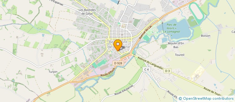 localisation de l'entreprise IMBERT RAULY FOUNDOHOU  BEAUMONT-DE-LOMAGNE