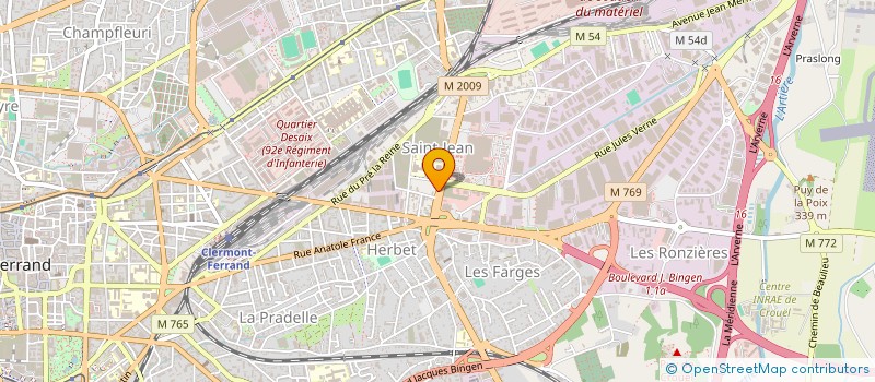 localisation de l'entreprise IMBERT SOCIETE NOUVELLE à CLERMONT-FERRAND