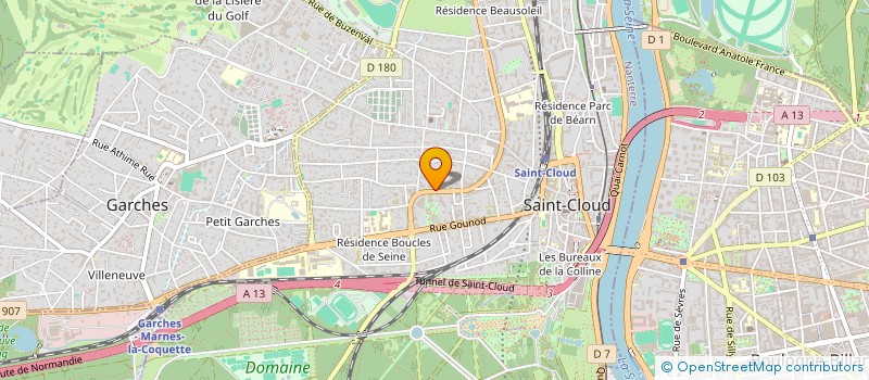 localisation de l'entreprise IMBERT-YASSINE à SAINT-CLOUD