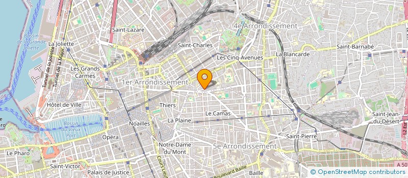 localisation de l'entreprise IMBIOCO à MARSEILLE