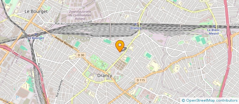 localisation de l'entreprise IMBIS CLUB EVENEMENT  DRANCY