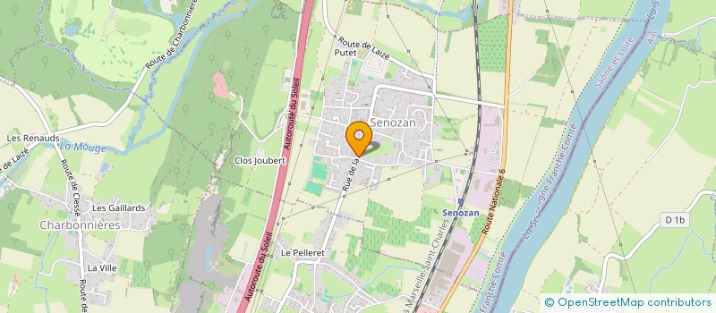 localisation de l'entreprise IMBK  SENOZAN