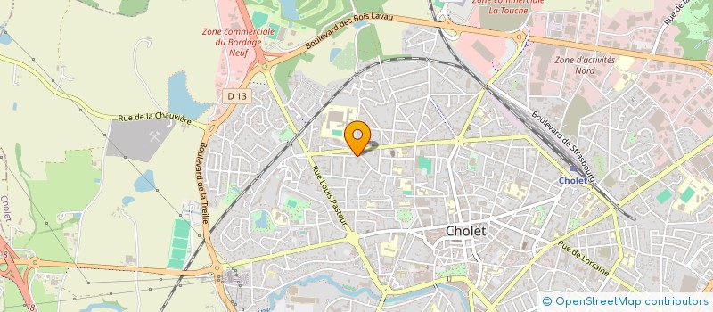 localisation de l'entreprise IMBO à CHOLET