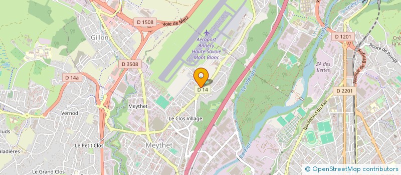 localisation de l'entreprise IMBRICATION à ANNECY