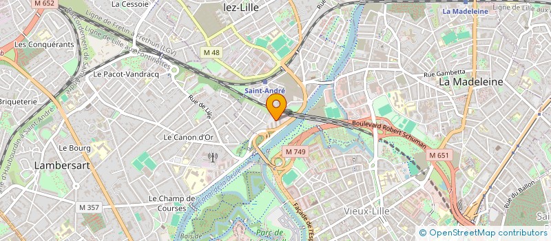localisation de l'entreprise IMBRIKA à SAINT-ANDRE-LEZ-LILLE