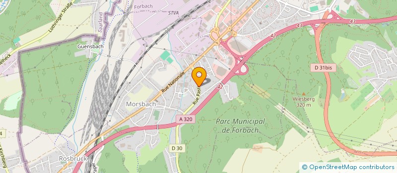 localisation de l'entreprise IMC CONSTRUCTION BATIMENT  MORSBACH