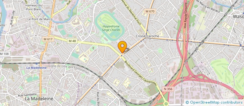 localisation de l'entreprise IMC INGENIERIE à MARCQ-EN-BARŒUL