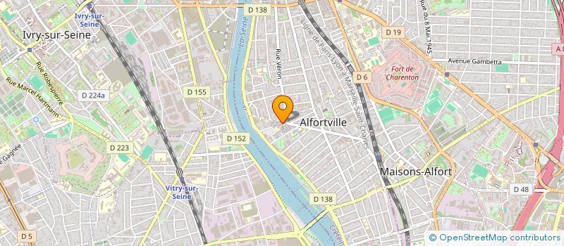 localisation de l'entreprise IMC LAVE à ALFORTVILLE