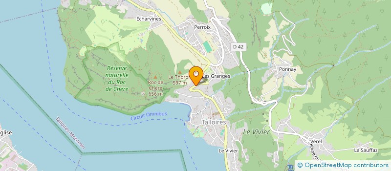 localisation de l'entreprise IMCEO (INSTITUT DU MANAGEMENT ET COATCHING DE L'EXCELLENCE OPERATIONNELLE)  TALLOIRES-MONTMIN