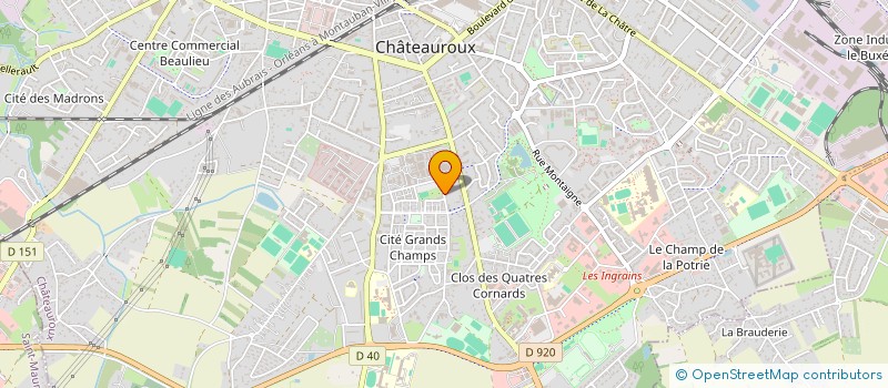 localisation de l'entreprise IMCY à CHATEAUROUX