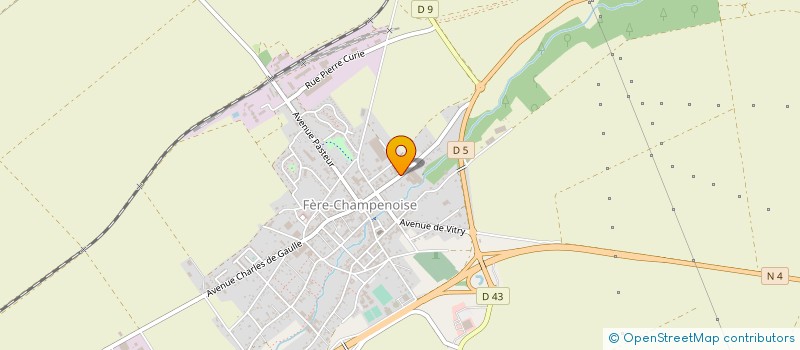 localisation de l'entreprise IMD à FERE-CHAMPENOISE