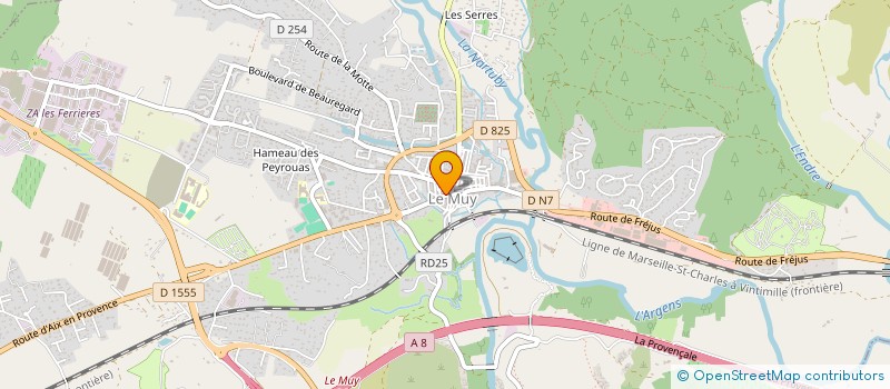 localisation de l'entreprise IMD GENIE CLIMATIQUE à LE MUY